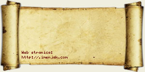 Jovanka Nedeljković vizit kartica